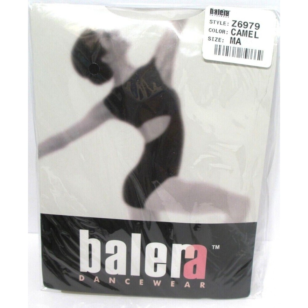 New Balera Dance Wear Tights Hose Camel Adult Size Medium MA Z6979 3 Available